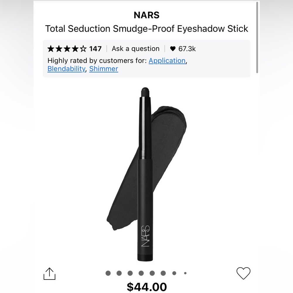NARS Total Seduction Eyeshadow Stick in Enigmatic